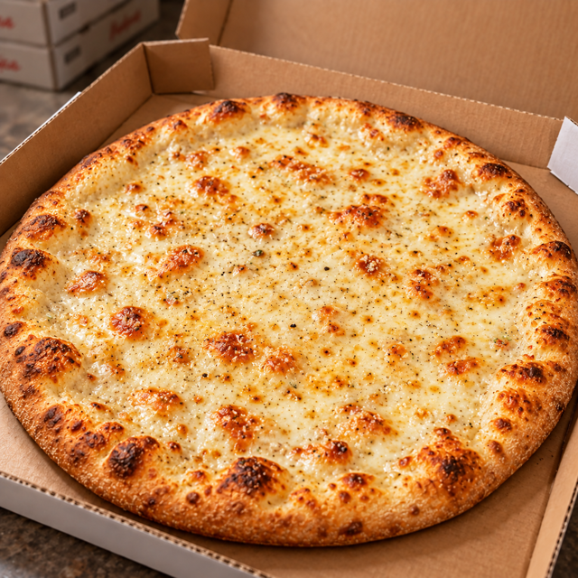 Alfredo pizza.